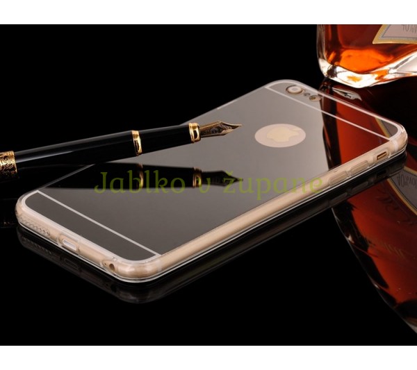 Kryt Zrkadlový iPhone 6/6S - čierny